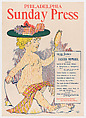 Advertisement for Philadelphia Sunday Press, Easter, George Reiter Brill  American, Lithograph