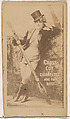 Jarbeau, from the Actors and Actresses series (N145-2) issued by Duke Sons & Co. to promote Cross Cut Cigarettes, W. Duke, Sons & Co. American, Albumen photograph