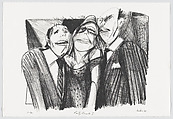 Party People, Gerson Leiber (American, Brooklyn 1921–2018), Portfolio of ten lithographs