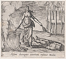 Plate 64: Medea Restoring Aeson's Youth (Aesoni decrepito iuventam restituit Medea), from Ovid's 'Metamorphoses', Antonio Tempesta  Italian, Etching