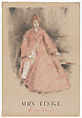 Mrs. Fiske, Becky Sharp, Ernest Haskell  American, Lithograph