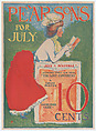 Pearsons for July, Ernest Haskell  American, Commercial color lithograph