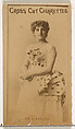 Card Number 223, L. Paullin, from the Actors and Actresses series (N145-2) issued by Duke Sons & Co. to promote Cross Cut Cigarettes, W. Duke, Sons & Co.  American, Albumen photograph