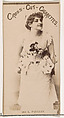Card Number 201, L. Paullin, from the Actors and Actresses series (N145-2) issued by Duke Sons & Co. to promote Cross Cut Cigarettes, W. Duke, Sons & Co.  American, Albumen photograph