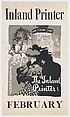 The Inland Printer, February, Joseph Christian Leyendecker (American (born Germany), Montabaur 1874–1951 New Rochelle, New York), Lithograph