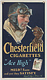 Chesterfield Cigarettes: Ace High, Joseph Christian Leyendecker  American, born Germany, Commerical relief print