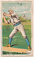Morrissy, 1st Base, Milwaukee, from the Gold Coin series (N284) for Gold Coin Chewing Tobacco, D. Buchner & Co., New York  American, Commercial color lithograph reproducing drawing