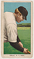 Clyde Engle, New York, from Coupon Cigarettes Baseball Issue, 1910, Coupon Cigarettes, Commercial color lithograph