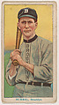 John Hummel, Brooklyn, from Red Cross Tobacco Baseball Series, 1912-1913, Red Cross Tobacco, Commercial color lithograph