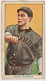 Barney Pelty, Washington, from Red Cross Tobacco Baseball Series, 1912-1913, Red Cross Tobacco, Commercial color lithograph