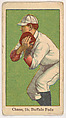 Hal Chase, Buffalo, from Kotton Cigarettes Baseball Series, 1911-1916, People's Tobacco Co., Ltd., Commercial color lithograph