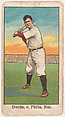 Red Dooin, Philadelphia, from Kotton Cigarettes Baseball Series, 1911-1916, People's Tobacco Co., Ltd., Commercial color lithograph