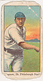 Honus Wagner, Pittsburgh, from Kotton Tobacco Baseball Series, 1911-1916, People's Tobacco Co., Ltd., Commercial color lithograph
