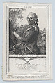 Portrait of the Maréchal de Saxe, Antoine de Marcenay de Ghuy French, Etching; state 2 of 2