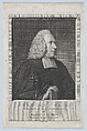 Portrait of Charles Chais, Jacob Houbraken Dutch, Etching and engraving