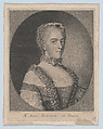 Portrait of Mme. Anne-Henriette de France, François Xavier Vispré  French, Mezzotint
