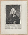 Portrait of Charles Chais, Jacob Houbraken Dutch, Etching and engraving