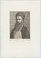 Self-portrait in a Turkish Outfit, Carlo Gregori  Italian, Engraving; first state of two