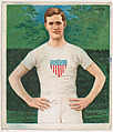 Platt Adams, Track and Field, from Mecca & Hassan Champion Athlete and Prize Fighter collection, 1910, Mecca Cigarettes, Commercial color lithograph