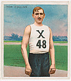 Tom Collins, Track and Field, from Mecca & Hassan Champion Athlete and Prize Fighter collection, 1910, Mecca Cigarettes, Commercial color lithograph