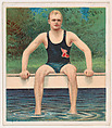 C.M. Daniels, Swimmer, from Mecca & Hassan Champion Athlete and Prize Fighter collection, 1910, Mecca Cigarettes, Commercial color lithograph