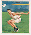 Ray C. Ewry, Track and Field, from Mecca & Hassan Champion Athlete and Prize Fighter collection, 1910, Mecca Cigarettes, Commercial color lithograph