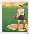 John Flanagan, Track and Field, from Mecca & Hassan Champion Athlete and Prize Fighter collection, 1910, Hassan Cigarettes American, Commercial color lithograph