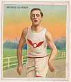 Andrew Glarner, Track and Field, from Mecca & Hassan Champion Athlete and Prize Fighter collection, 1910, Mecca Cigarettes, Commercial color lithograph