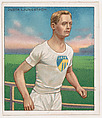 Gusta Ljungstrom, Track and Field, from Mecca & Hassan Champion Athlete and Prize Fighter collection, 1910, Mecca Cigarettes, Commercial color lithograph