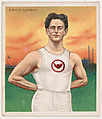 Emilo Lunghi, Track and Field, from Mecca & Hassan Champion Athlete and Prize Fighter collection, 1910, Hassan Cigarettes American, Commercial color lithograph