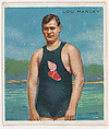Lou Manley, Swimmer, from Mecca & Hassan Champion Athlete and Prize Fighter collection, 1910, Mecca Cigarettes, Commercial color lithograph