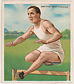 Smythe Northridge, Track and Field, from Mecca & Hassan Champion Athlete and Prize Fighter collection, 1910, Hassan Cigarettes American, Commercial color lithograph