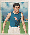 George J. Obermeyer, Track and Field, from Mecca & Hassan Champion Athlete and Prize Fighter collection, 1910, Mecca Cigarettes, Commercial color lithograph