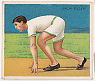 Jack Eller, Track and Field, from Mecca & Hassan Champion Athlete and Prize Fighter collection, 1910, Mecca Cigarettes, Commercial color lithograph