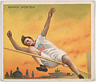 Harry Porter, Track and Field, from Mecca & Hassan Champion Athlete and Prize Fighter collection, 1910, Hassan Cigarettes American, Commercial color lithograph
