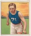 E. J. Sweeney, Track and Field, from Mecca & Hassan Champion Athlete and Prize Fighter collection, 1910, Mecca Cigarettes, Commercial color lithograph