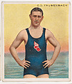 C. D. Trubenbach, Swimmer, from Mecca & Hassan Champion Athlete and Prize Fighter collection, 1910, Mecca Cigarettes, Commercial color lithograph