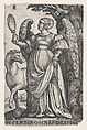 Pride (Superbia), from "The Seven Vices", Georg Pencz  German, Engraving