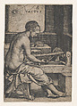 Touch (Tactus), from "The Five Senses", Georg Pencz  German, Engraving