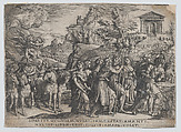 The Triumph of Love, from "The Triumphs of Petrarch", Georg Pencz  German, Engraving