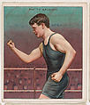 Matty Baldwin, Boxing, from Mecca & Hassan Champion Athlete and Prize Fighter collection, 1910, Mecca Cigarettes, Commercial color lithograph