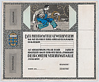 Design for a certificate of citizenship, awarded by the city of Vienna, Erwin Puchinger  Austrian, Watercolor, gouache, crayon, gold paint and silverpoint over graphite underdrawing