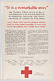It is a remarkable story, War Council of the American Red Cross American, Commercial color lithograph