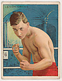 Leach Cross, from the Champion Pugilists series (T219), issued by Mecca and Hassan Cigarettes, Mecca Cigarettes, Commercial color lithograph