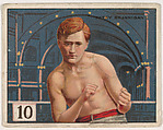 Patsy Brannigan, from the Champion Pugilists series (T219), issued by Mecca and Hassan Cigarettes, Mecca Cigarettes, Commercial color lithograph