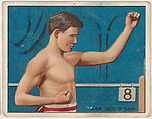 Abe Goodman, from the Champion Pugilists series (T219), issued by Mecca and Hassan Cigarettes, Mecca Cigarettes, Commercial color lithograph