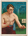 Jack Goodman, from the Champion Pugilists series (T219), issued by Mecca and Hassan Cigarettes, Mecca Cigarettes, Commercial color lithograph