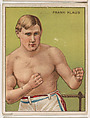 Frank Klaus, from the Champion Pugilists series (T219), issued by Mecca and Hassan Cigarettes, Mecca Cigarettes, Commercial color lithograph
