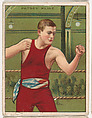 Patsy Kline, from the Champion Pugilists series (T219), issued by Mecca and Hassan Cigarettes, Mecca Cigarettes, Commercial color lithograph