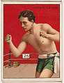Harry Lewis, from the Champion Pugilists series (T219), issued by Mecca and Hassan Cigarettes, Mecca Cigarettes, Commercial color lithograph